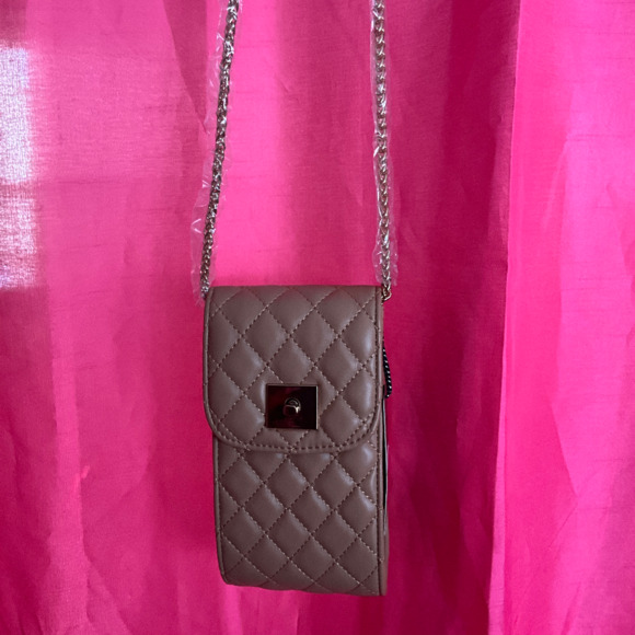 Cream/tan Crossbody mini purse - Picture 1 of 5